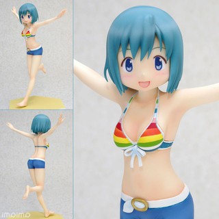 Figure ฟิกเกอร์ Model โมเดล Puella Magi Madoka Magica สาวน้อยเวทมนตร์ มาโดกะ Miki Sayaka มิกิ ซายากะ ชุดว่ายน้ำ