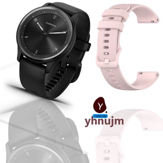 สาย Garmin vivomove Sport ายนาฬิกาข้อมือซิลิโคน Garmin vivomove trend watch อุปกรณ์เสริมสมาร์ทวอทช์ garmin vivomove hr สายนาฬิกาข้อมือซิลิโคน