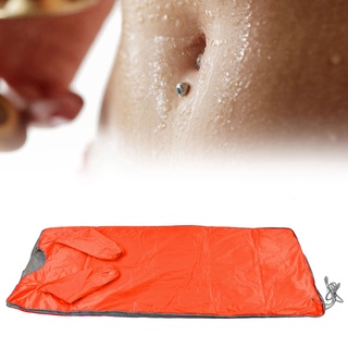 Good Work 650W Home Smart Sauna Blanket Far Infrared Acid Sweat Removing Reach Out Orange with Remote Control