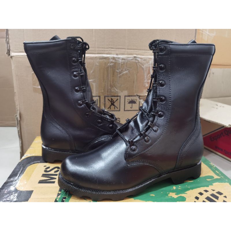 รองเท้าคอมแบท MS หนังวัว