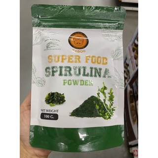 ผงสไปรูลิน่า ออร์แกนิค 100 กรัม Super food Spirlina Powder Organic 100 g