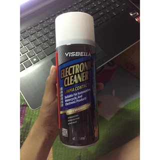 Visbella ELECTRONIC CLEANER สเปรย์ทำความสะอาดแผงวงจรและอุปกรณ์ ชนิด On-Line แทรกซึมได้อย่างรวดเร็ว แห้งไว