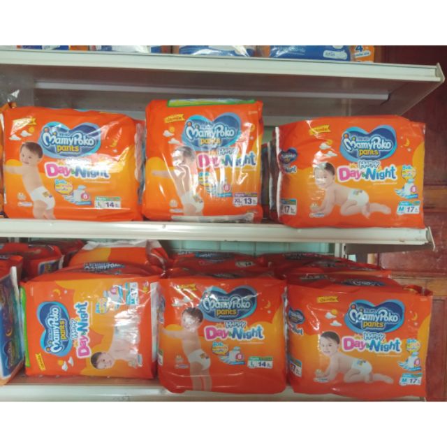 มัมมี่โปะโกะ day@night S19 m17 L14 XL13 XXL 11 xxxl7 ชิ้น