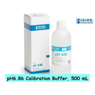 HI7006L น้ำยาสอบเทียบค่า pH 6.86 (pH 6.86 Calibration Buffer) ยี่ห้อ HANNA ปริมาณ 500 มล.