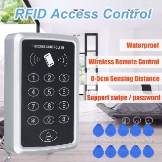 ตัวควบคุมการเข้าถึงแบบสแตนด์อโลน 300KHz + ปุ่มกดควบคุมการเข้าถึง EM RFID 10 ชิ้น