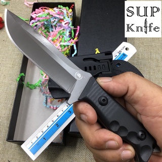 Supknife มีดพก FBIQQ-012 รุ่นหมาป่าWOLF-SPRIKE  ใบมีดฟูลแท็งค์ พร้อมซองไคเดค