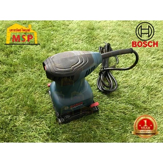 Bosch เครื่องขัดกระดาษทราย สี่เหลี่ยมผืนผ้า GSS 140 ฐาน 100 x 112 มม 220W สั่น 28000 RPM #06012A80K0