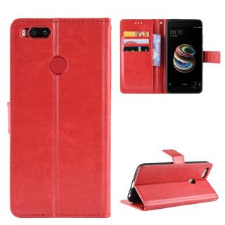 เคสโทรศัพท์หนัง PU ฝาพับ พร้อมช่องใส่บัตร และสายคล้อง หรูหรา สําหรับ Xiaomi Mi A1 MiA1