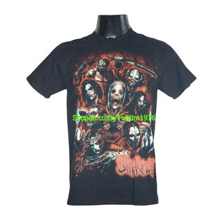 เสื้อยืดผ้าฝ้ายเสื้อวง Slipknot เสื้อวงดังๆ วินเทจ เสื้อวินเทจ สลิปน็อต SKT1291L XL  XXL 3XL