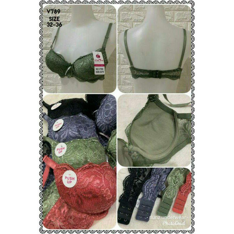 Push up bra โฟมลวดหนา cherlyne art V789