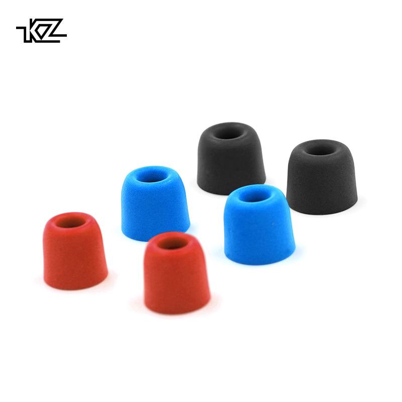 KZ 1Pair(2pcs) 5mm M size Noise Isolating Memory Foam Ear Tips Ear Foam Eartips For In Ear Earphone Earbud Headset