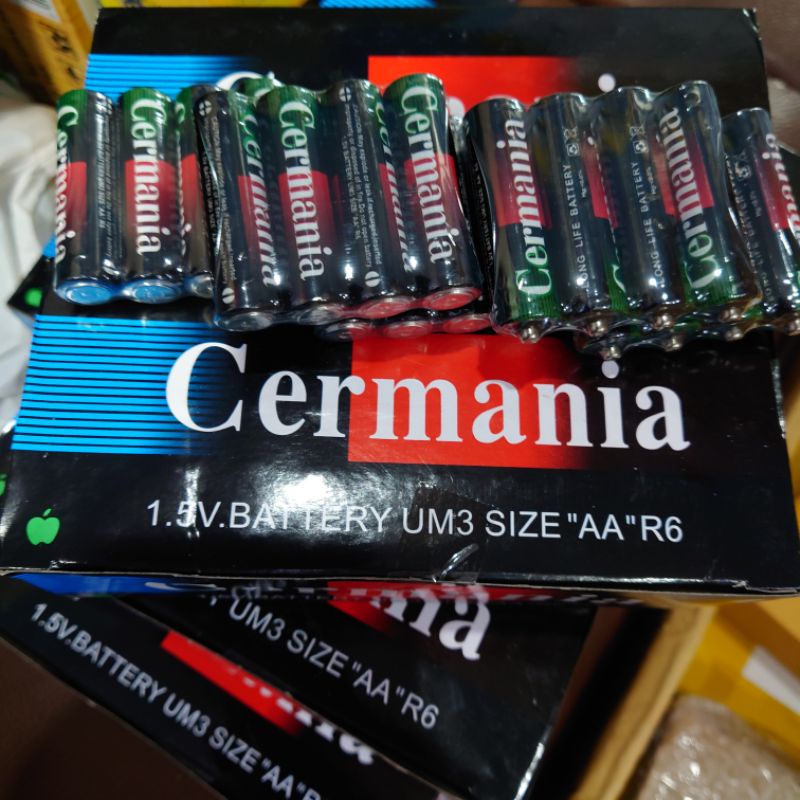 ถ่าน AA 2A Cermania 1.5V Battery UM3 ถ่านรีโมท ถ่านของเล่น ถ่านนาฬิกา