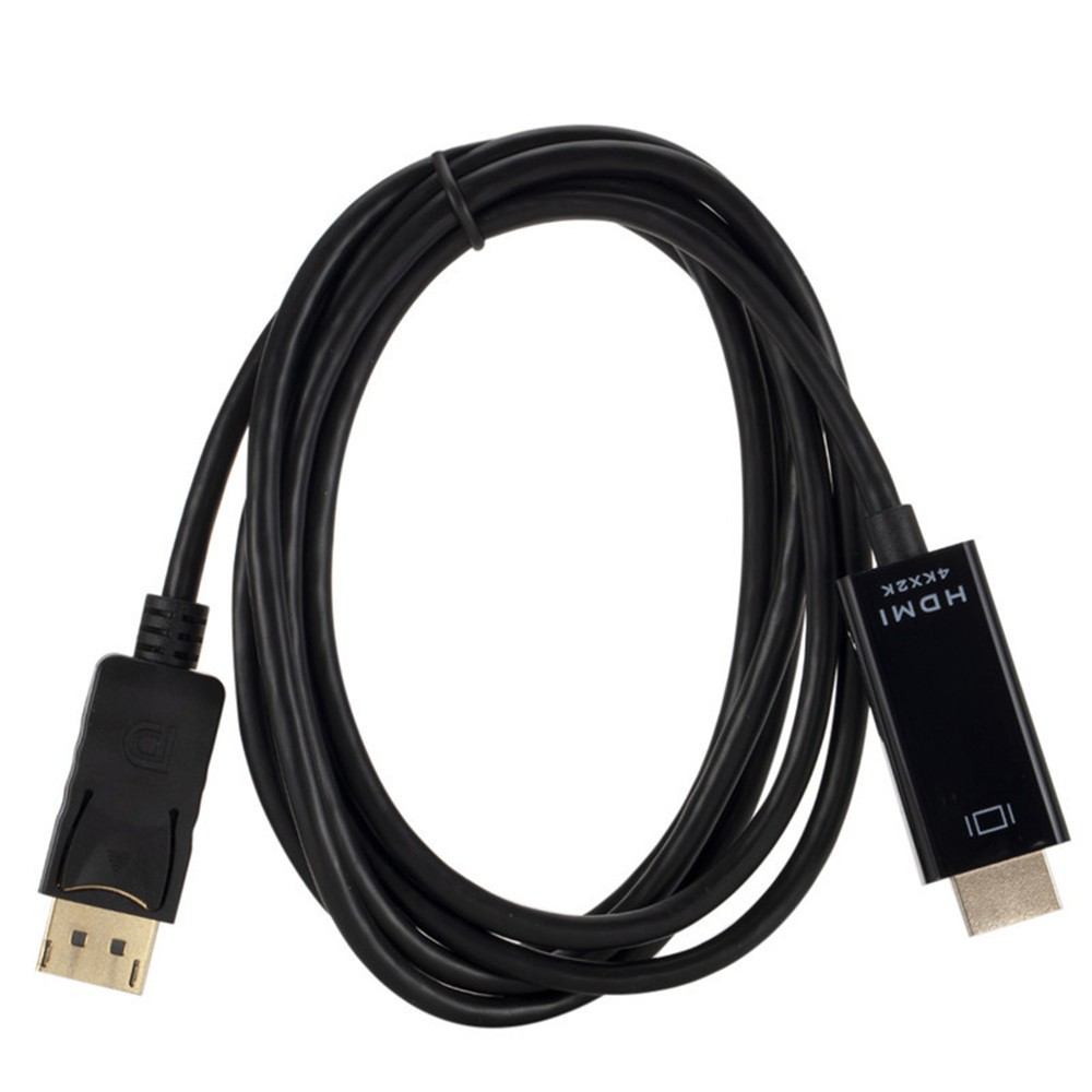 ใหม่ล่าสุด! ของแท้! มีรับประกัน! 4K Display Port DP Male to HDMI Male cable Converter for HDTV 1.8M Black - รูปที่ 6