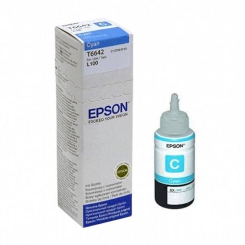 EPSON หมึกแท้ ขนาด70ml (T6642)(สีฟ้า)