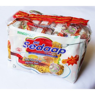 บะหมี่กึ่งสำเร็จรูป มาใหม่ Mie sedap นำเข้าจากมาเลเซีย  รสรสดั้งเดิม  1 แพ็ค มี 5 ซอง