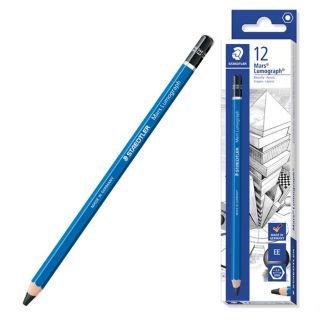 ดินสอ EE staedtler สเตดเล่อร์ 12 แท่ง1กล่อง มี 12 แท่ง