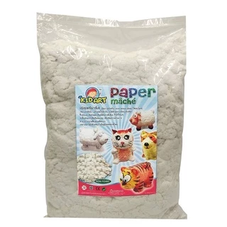 เดอะเบสท์สเตชั่น เปเปอร์มาเช่ เยื่อกระดาษ ดินปั้น 500กรัม Kidart Paper Mache GardeA 500g.
