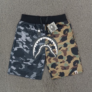 A BATHING APE กางเกงอาบน้ําขาสั้น ลายพราง สีฟ้า สีเขียว