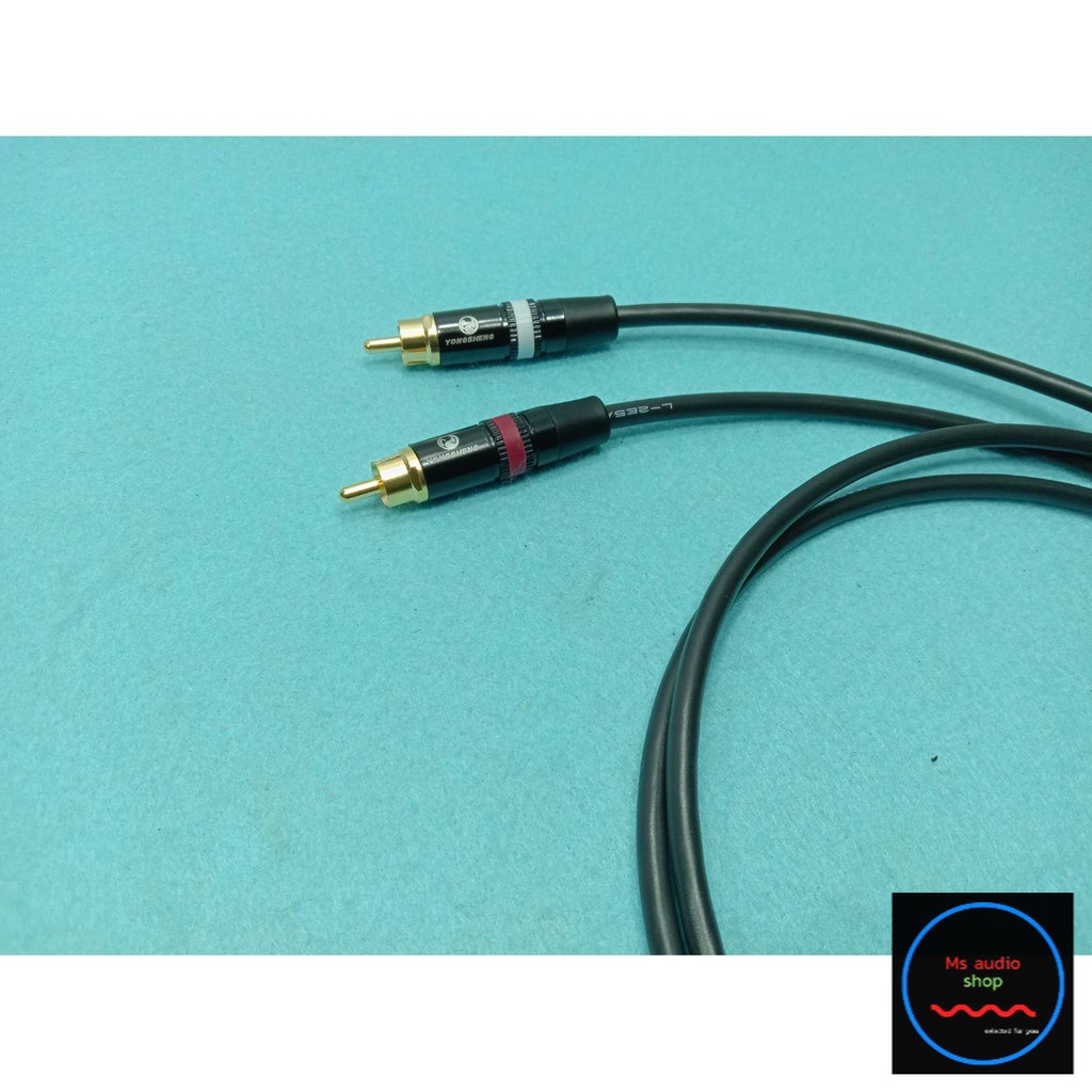 RCA สายสัญญาณ RCA Canare L-2E5AT (MADE IN JAPAN) หัวแจ็ค รูปที่ 3