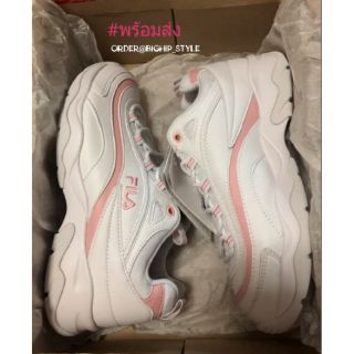 💮พร้อมส่ง💮
Fila Ray สีขาวคาดชมพู หวาน