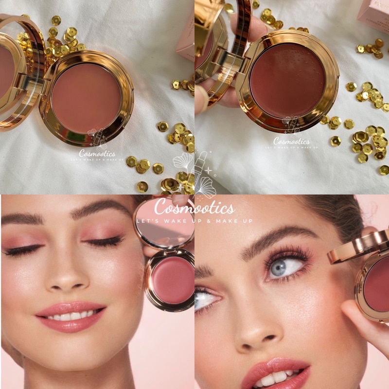 ใช้เป็นลิปกับบรัชออนได้ค่า กับ Pillow Talk LIPCHEEK GLOW cosmootics