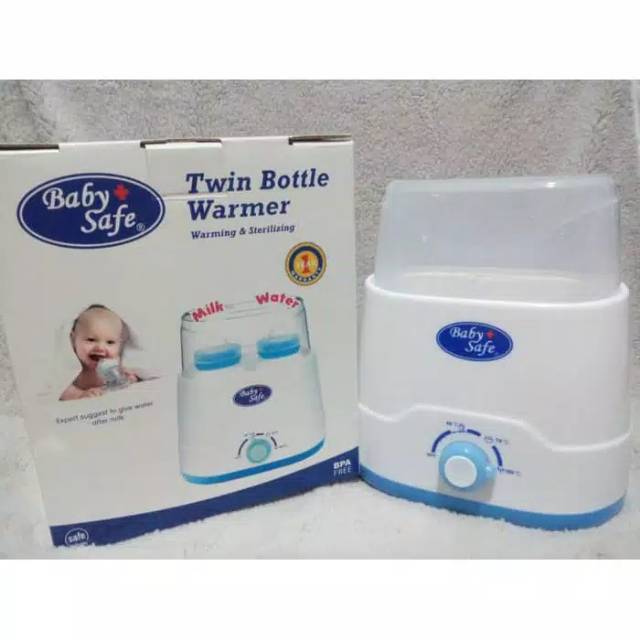 Baby Safe LB216 เครื่องอุ่นและฆ่าเชื้อขวดนมแฝด 4 in 1 / เครื่องอุ่นนมที่ปลอดภัยสําหรับทารก
