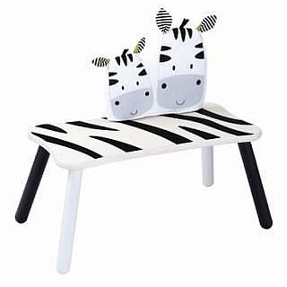 **SALE กล่องชำรุด**เก้าอี้เด็ก Zebra Long Bench