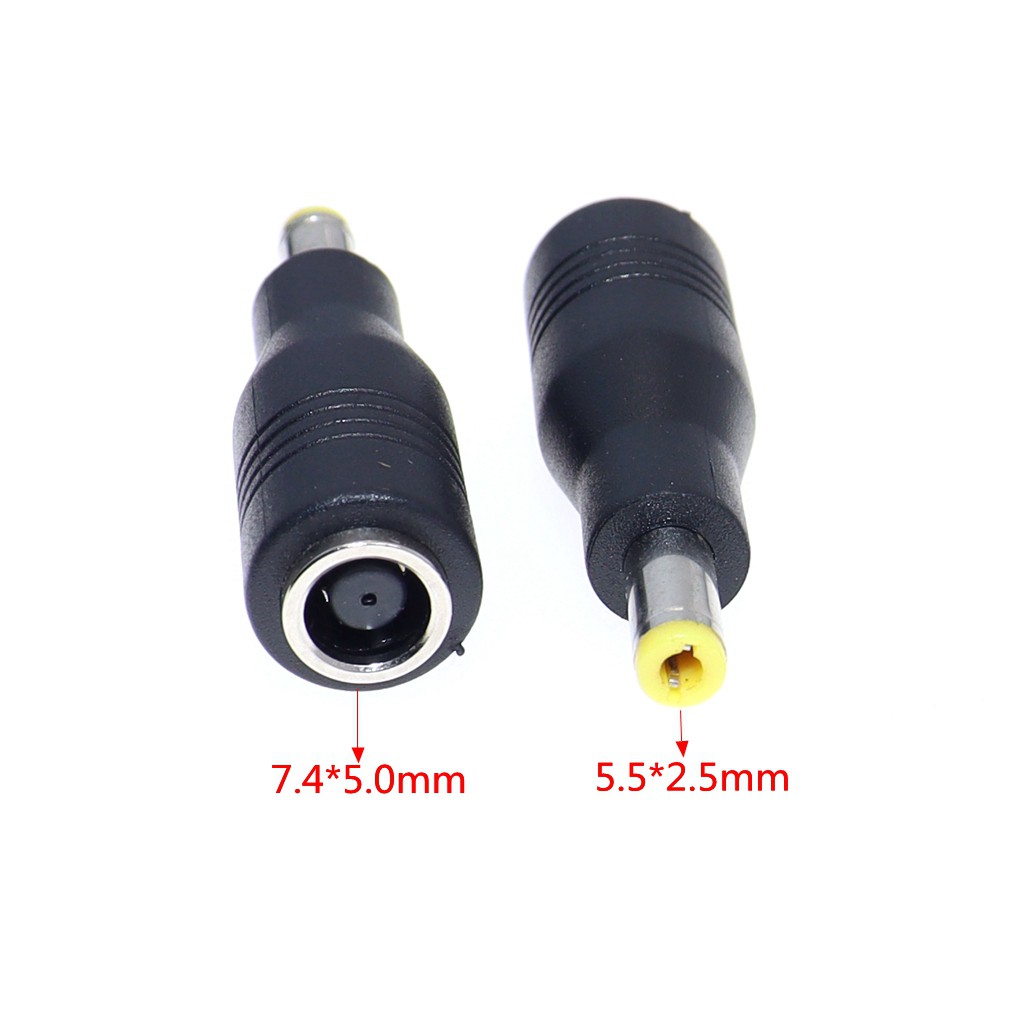 Dc 7.4x5.0 มม.หญิง 5.5x2.5 มม.อะแดปเตอร์ปลั๊ก Converter แล็ปท็อป Charger Connector แจ็คสําหรับ Asus Toshiba โน้ตบุ๊คอะแดปเตอร์