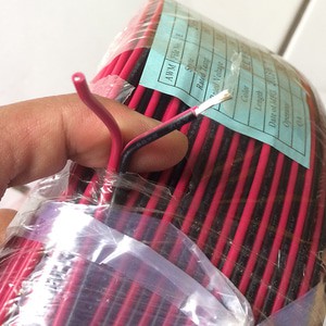สาย MERAH AWG-18 สีแดงสีดํา