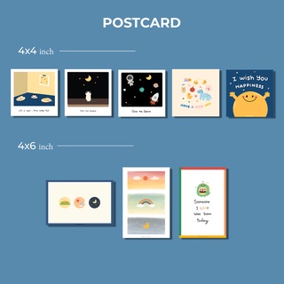 Postcard 4x4 / 4x6 inch โปสการ์ด 300 แกรม (สั่งเขียนได้แจ้งในแชท)