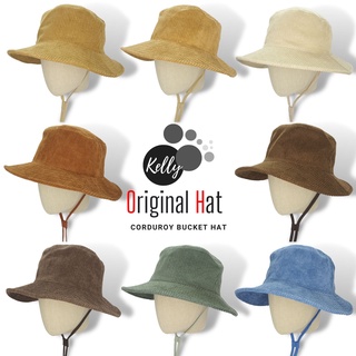 หมวกบักเก็ตผ้าลูกฟูก  Corduroy Bucket Hat  Size 58.5 cm. (UNISEX) Bucket-006