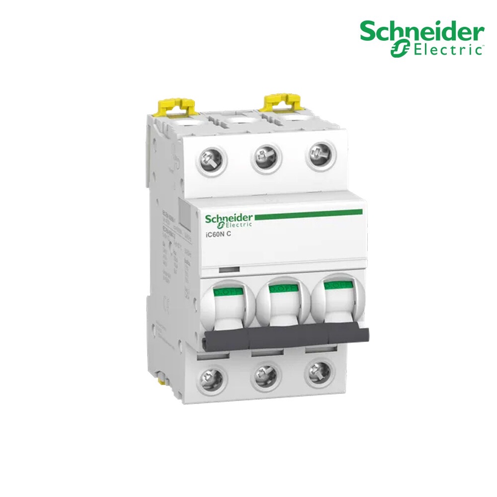 Schneider A9F74332 Miniature Circuit-Breaker Acti9 iC60N 10kA 400VAC 3Pole 32A เบรกเกอร์ลูกย่อย