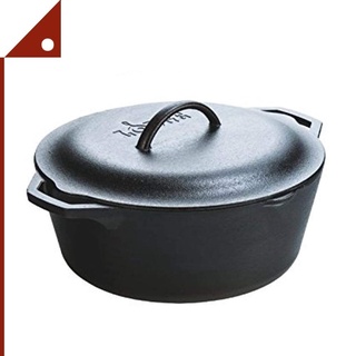 Lodge : LDGL10DOLKPLT* หม้อเหล็ก Dutch Oven With Loop Handles 7 Quart