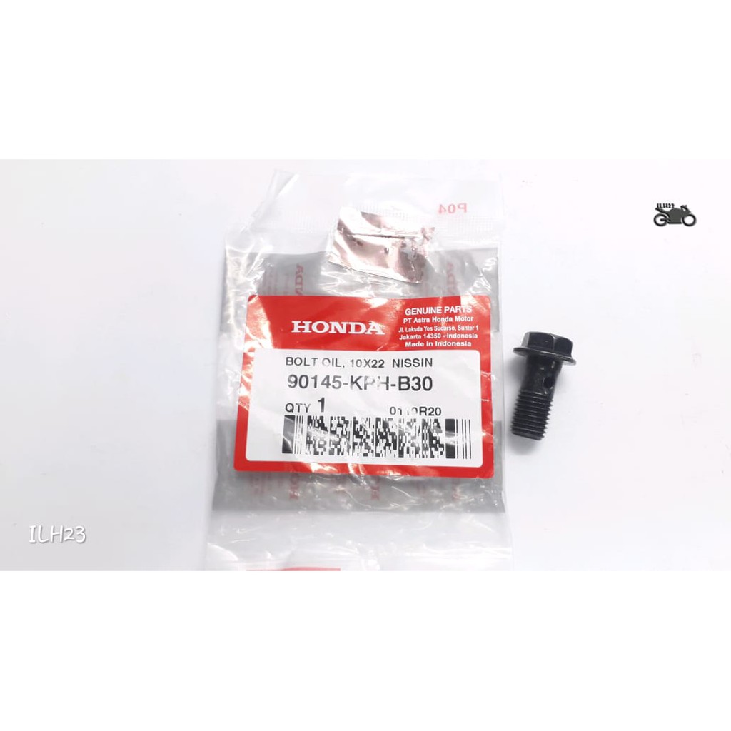 น๊อตท่อเบรค Honda แท้ 90145-KPH-B30