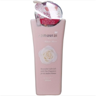 Samourai Woman White Rose Shampoo แชมพู550ml. conditioner ครีมนวด 400ml.