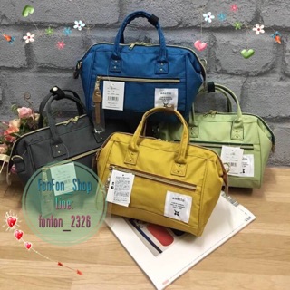 แท้💯💯outlet 💕 ANELLO POLYESTER CANVAS MINI BOSTON BAG