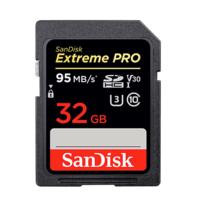 SANDISK การ์ดหน่วยความจํา Sdhc Sd Card Class 10 V30 U3 95Mb / S 16 Gb 32 Gb  64Gb 128 Gb 256 Gb | Shopee Thailand