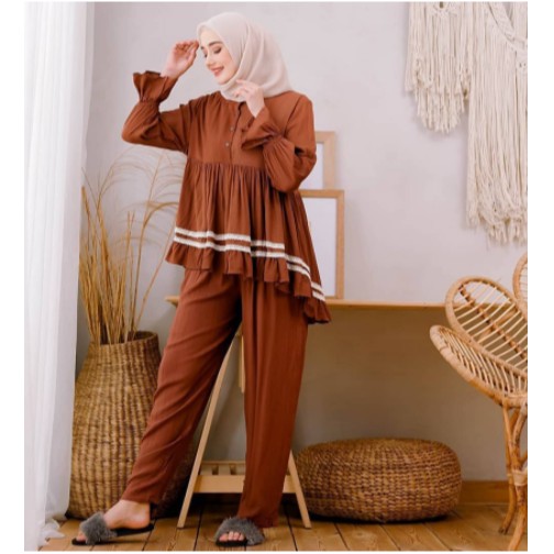 PP Gamis Set ชุดกางเกง MIRONDA Nanda Fashion Shop