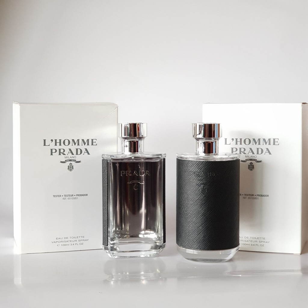น้ำหอม Prada L’Homme Prada edt 100ml กล่องขาว และแบ่งขาย