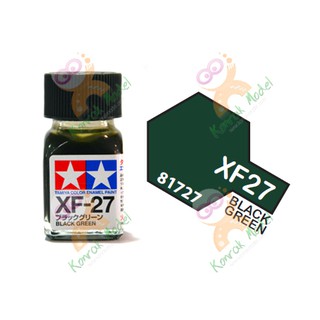 สีสูตรน้ำมัน Tamiya Enamel XF27 Black Green 10ml