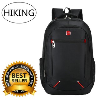 HIKING  Laptop Backpack แฟชั่นกระเป๋าเป้สะพายหลังสำหรับผู้ชายใส่โน๊ตบุ๊กได้ ใส่เสื้อผ้าได้ กระเป๋าเป้สะพายหลัง