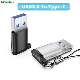 อะแดปเตอร์แปลง USB เป็น Type c OTG ตัวผู้ เป็นตัวเมีย USB-A ตัวผู้ เป็น Type-c ตัวผู้ ความเร็วสูง 5Gbps พร้อมพวงกุญแจ และสายคล้อง