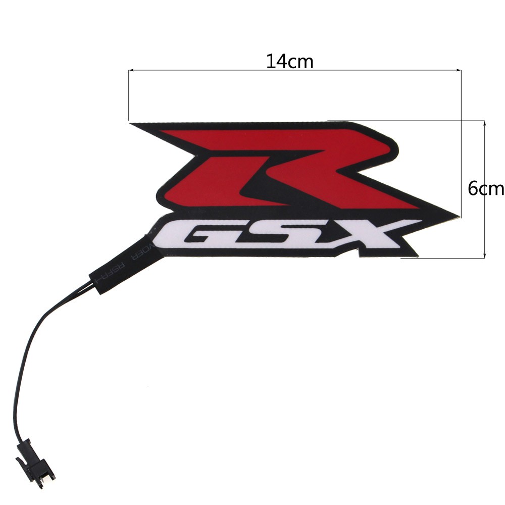 สติ๊กเกอร์ติดมอเตอร์ไซค์Motorcycle Light LED DIY Reflective EL Cold ...