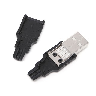 BANG✿10 Sets DIY USB 2.0 Type A Male USB 4 Pin Plug Socket Connector