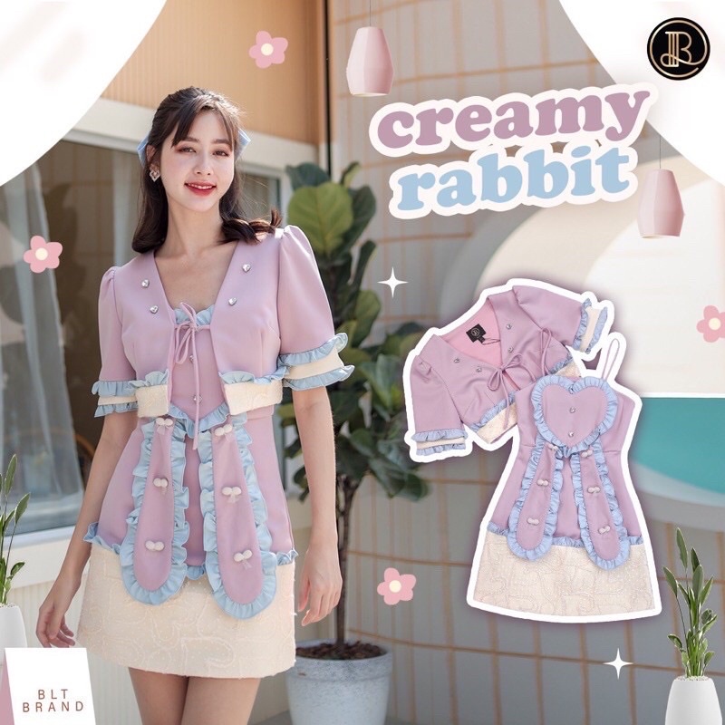 Creamy Rabbit : BLT brand งานตามหา เดรส+เสื้อคลุม สวีทตี้พิ้งค์น่ารักมากมาย