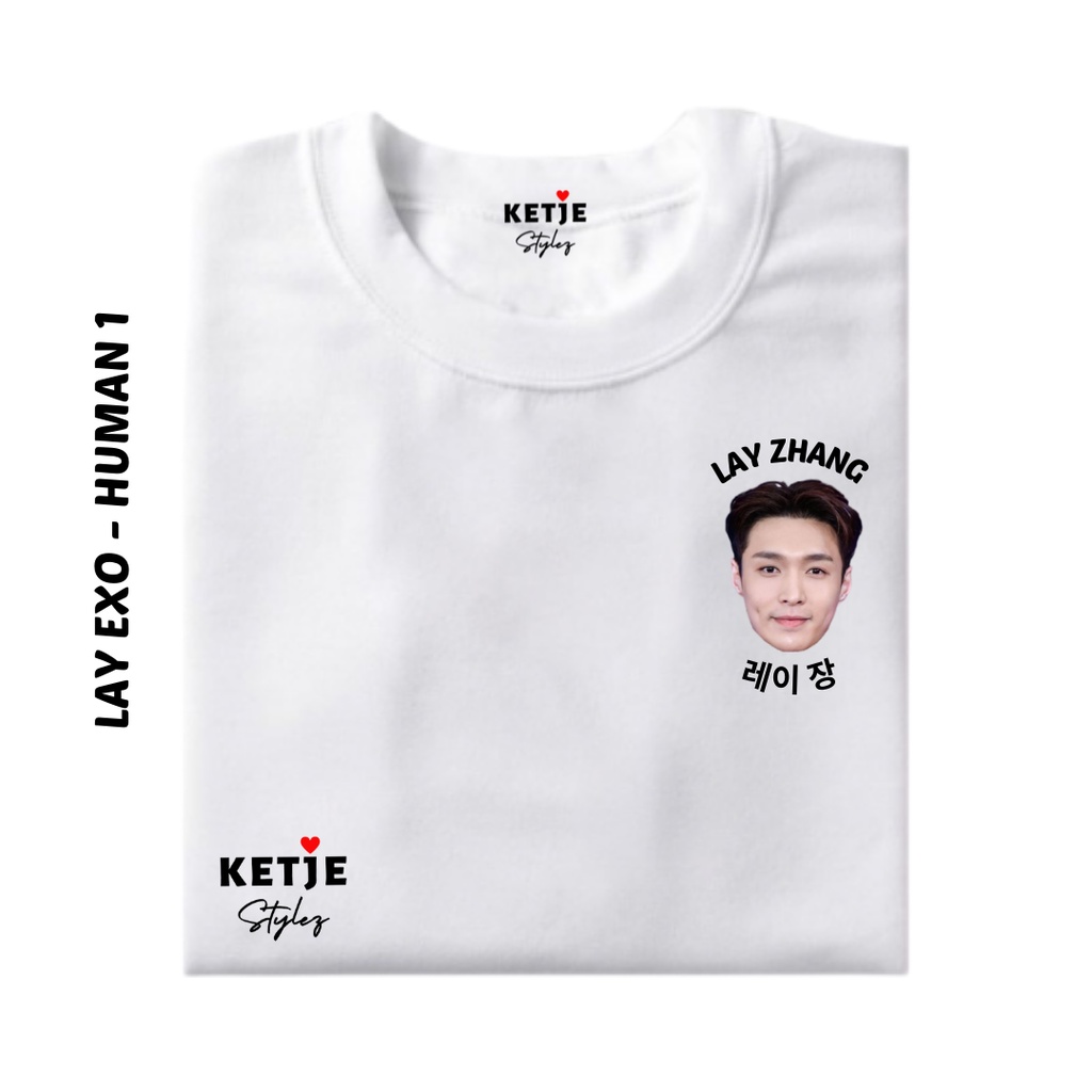 Lay Zhang EXO L t-shirt - Oppa Series / Custom Print Korean Kpop Lay Zhang EXO L Kettebadai t-shirt 