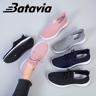 Batavia ส่งเร็ว 36-40ผู้หญิง รองเท้าแฟชั่น สวมใส่สบาย 🎉รองเท้าผ้าใบ รองเท้าผู้หญิง   รองเท้าแฟชั่นผู้หญิง P2 P1