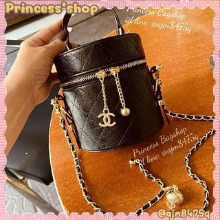 Princessshop กระเป๋าชาแนลทรงถัง มิลเลอร์(สินค้าพร้อมส่ง)