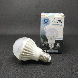 หลอด LED Bulb 7W E27 แสงวอมไวท์ IWACHI