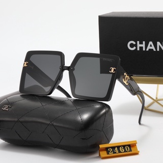 Chanel แว่นตากันแดด กรอบใหญ่ ทรงสี่เหลี่ยม หรูหรา สไตล์เรโทร คลาสสิก สําหรับผู้หญิง และผู้ชาย UV400